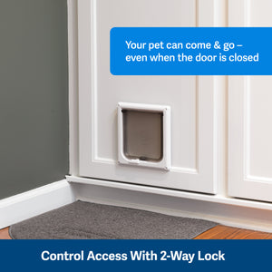 Interior 2-Way Locking Cat Door